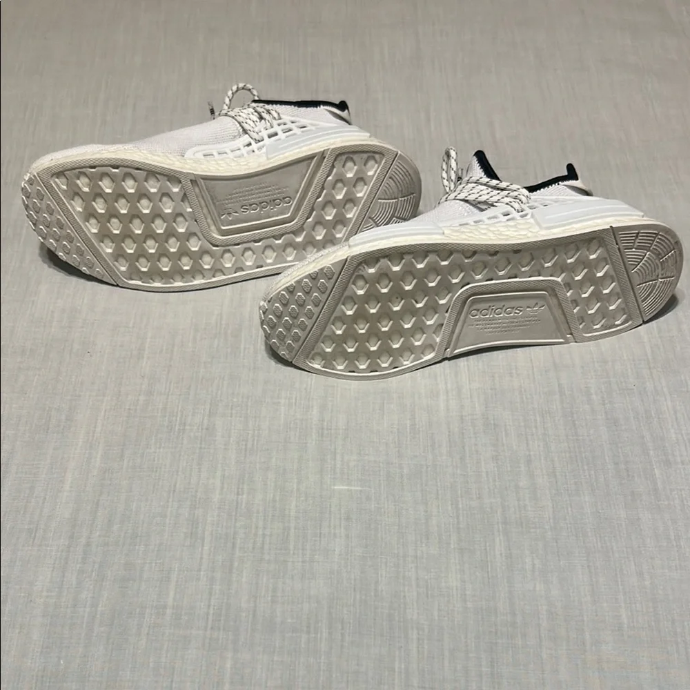 Adidas Pharrell Williams White and Black Sneakers - Picture 7 of 7